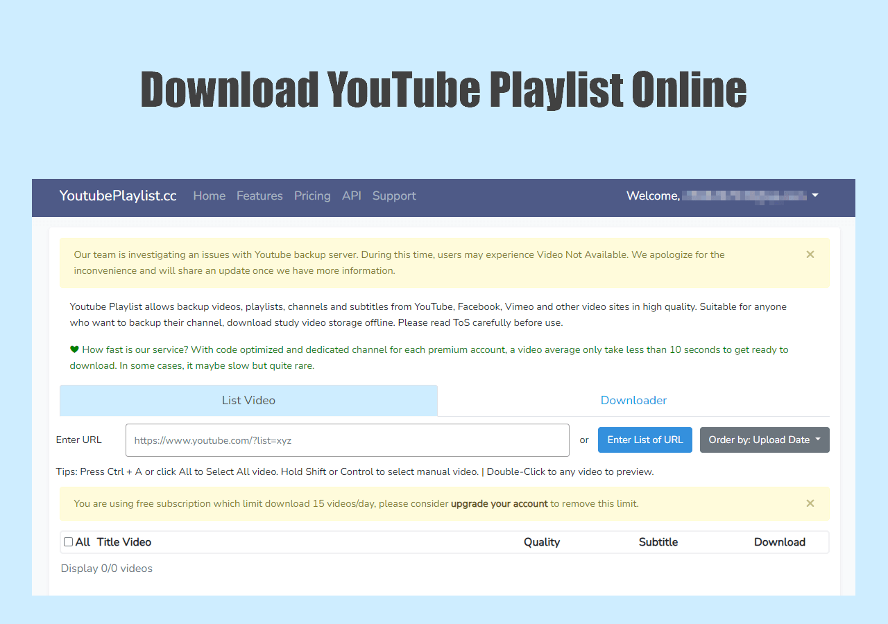 Download YouTube Playlist Online 2024 Choices   Download Youtube Playlists Online 