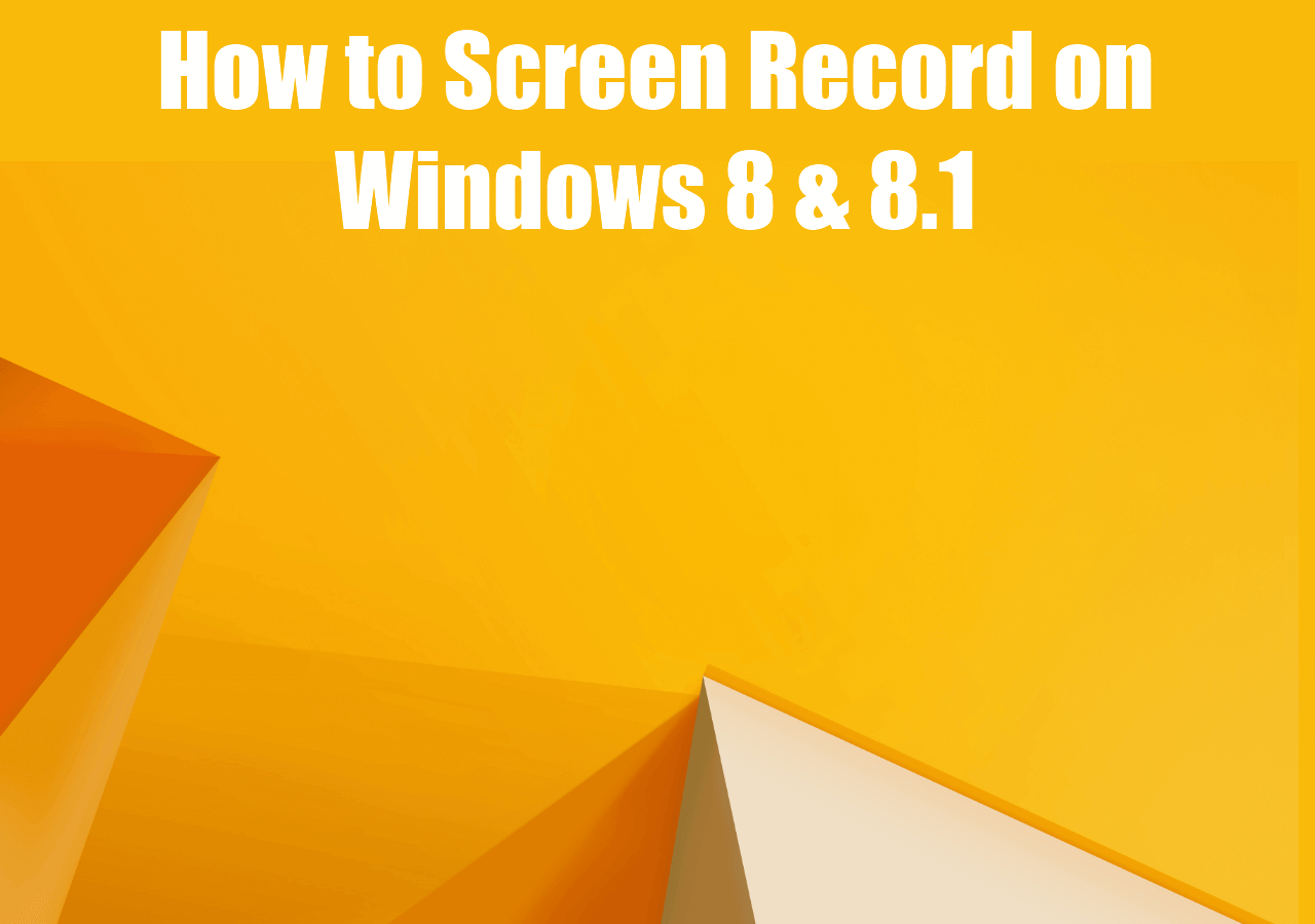 how to screen record on windows 8