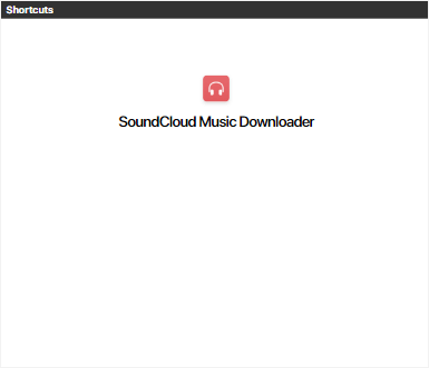 SoundCloud Downloader Shortcut