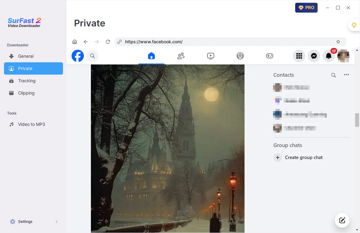 Download Private Video from Facebook