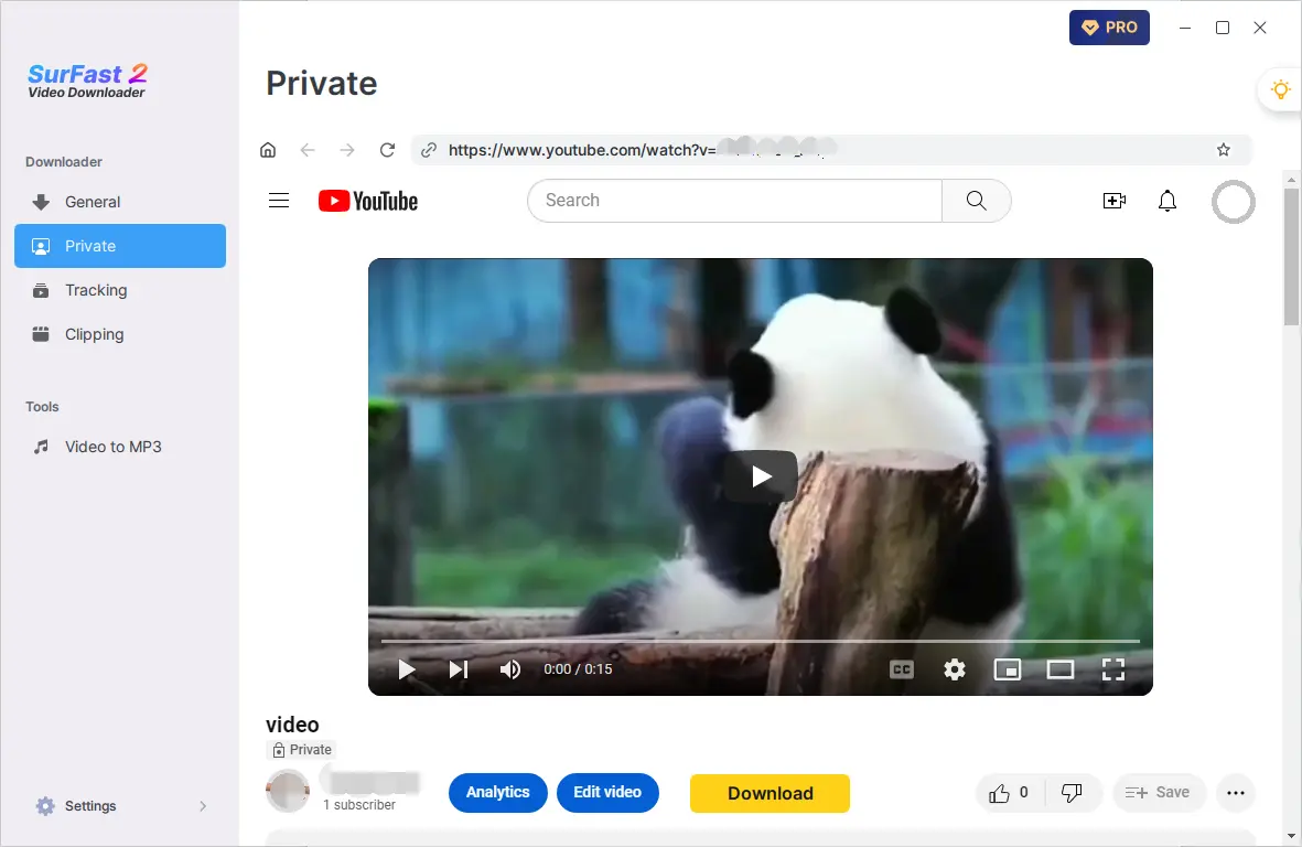 Download Private YouTube Video