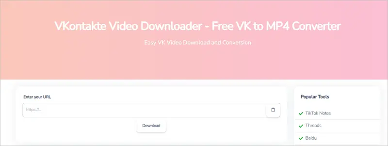 BraveDown VKontakte Video Downloader